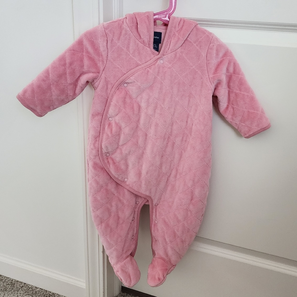 Baby Gap Velour Onesie